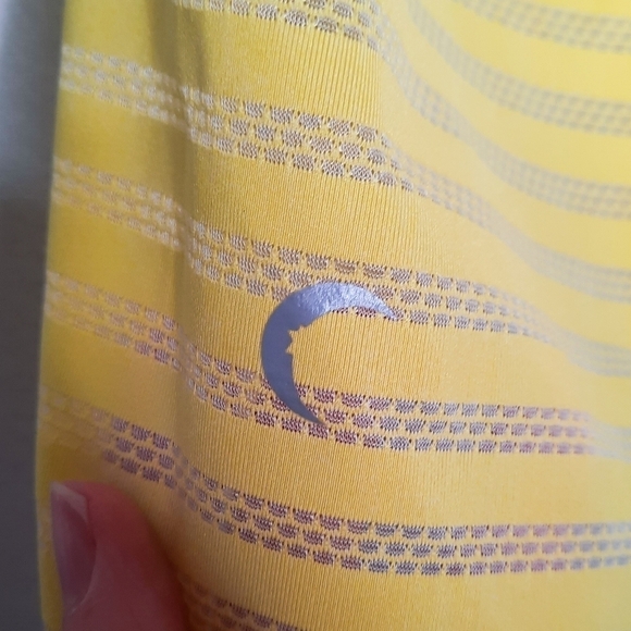 Zyia Active Yellow Nimbus Split Back Tank Top XL - Picture 8 of 8